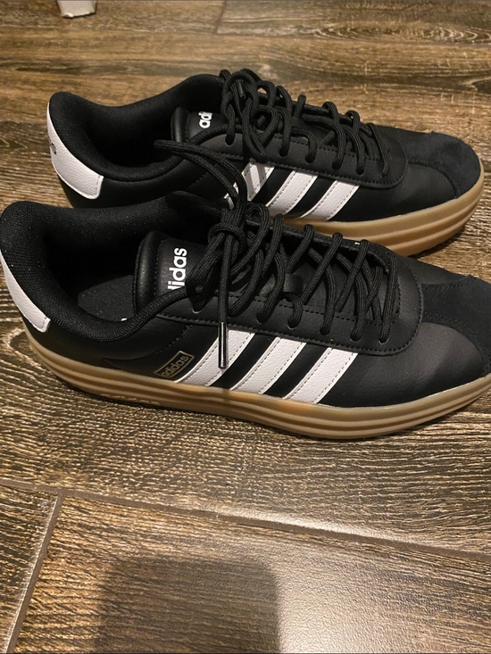 adidas Shoes - adidas Black White Gum Low-Top Sneakers